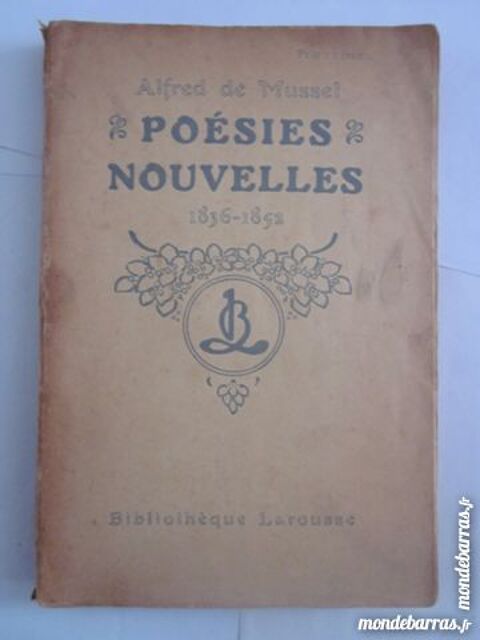 POESIES NOUVELLES  par  ALFRED DE MUSSET 4 Brest (29)