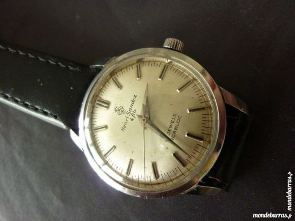 SANDOZ ST96 montre Suisse 1970 m&eacute;canique SAN0037 Bijoux et montres