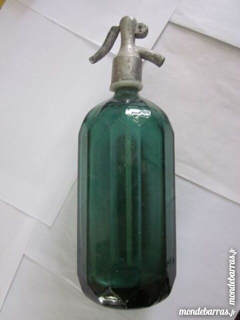 BOUTEILLE SYPHON VERTE A EAU DE SELTZ A PAN COUPE 35 Brest (29)