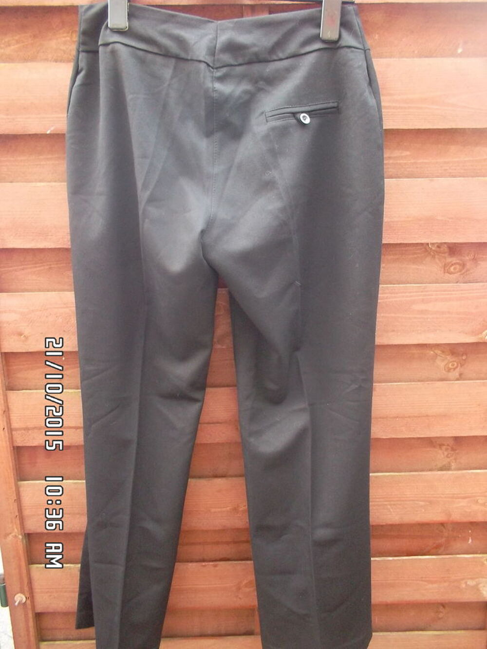 PANTALON NOIR T.5*JUSTE 3E*KIKI60230 Vêtements