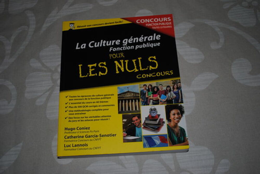 Livre "Culture g&eacute;n&eacute;rale fonction publique pour les Nuls" Livres et BD