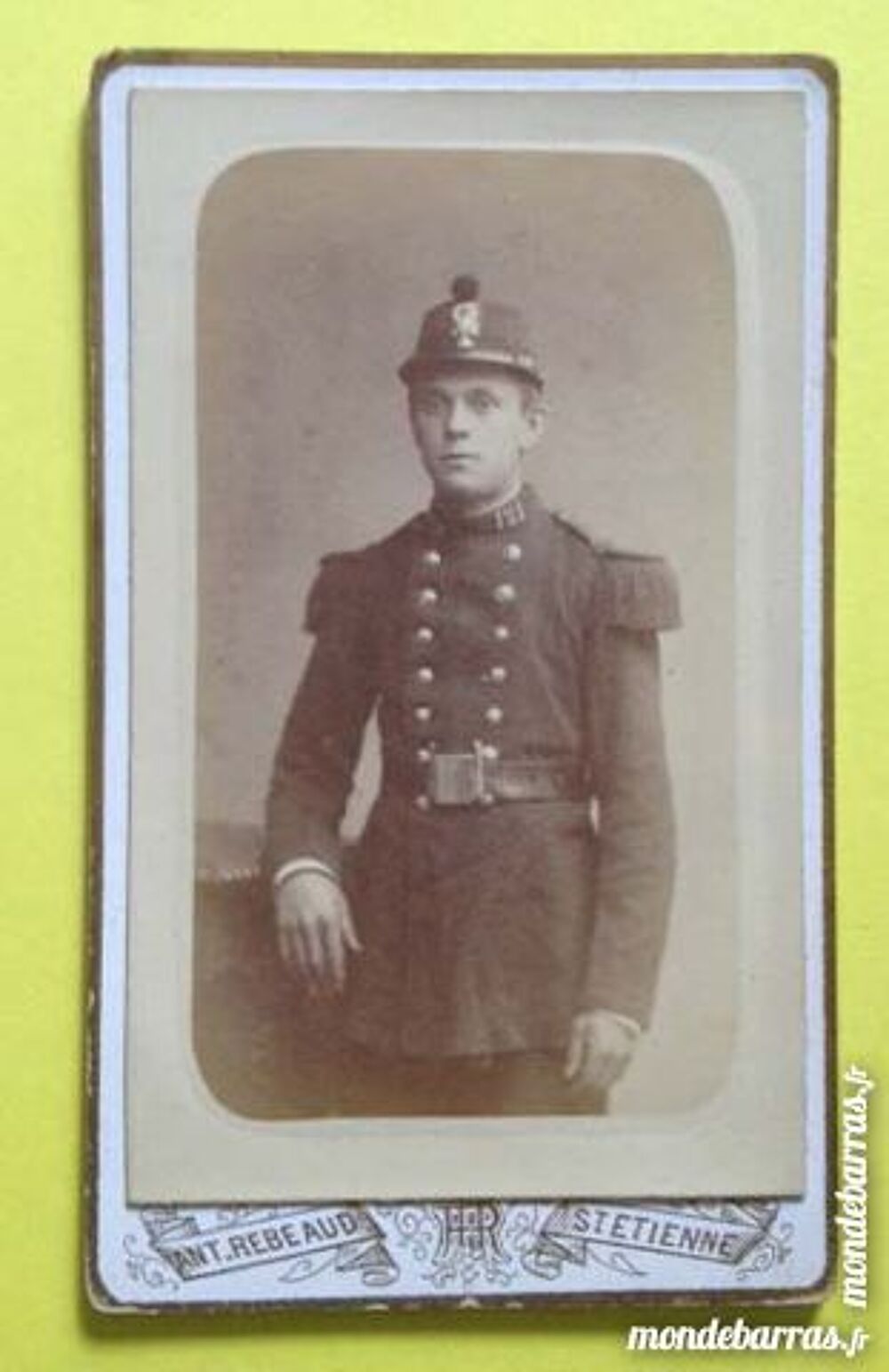 CDV Photo militaire - Ant.Rebeaud - St Etienne 