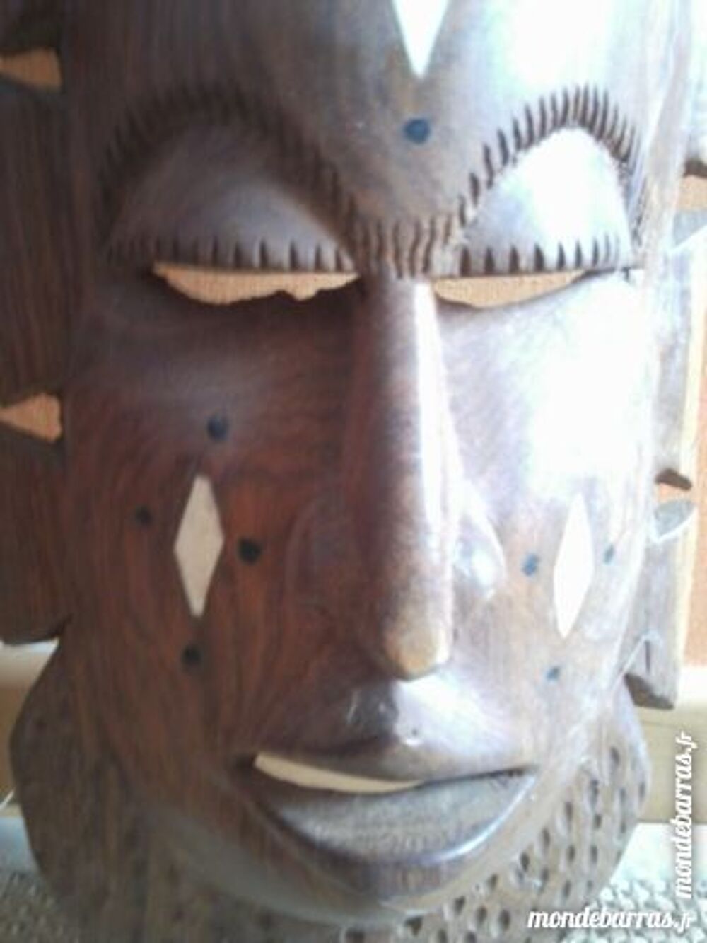 Grands masques africains bois Décoration