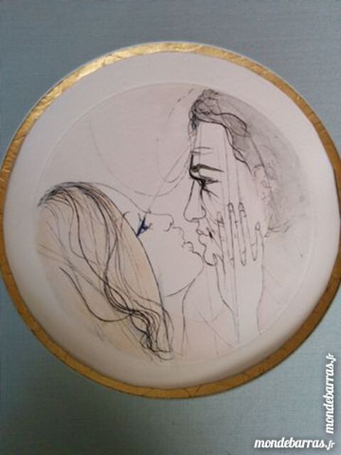 Copie lithographie de VALADIE :  Toi et Moi  89 Courbevoie (92)