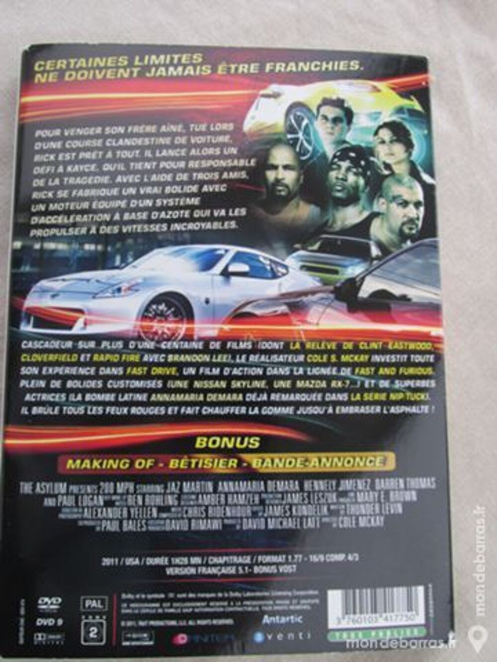 "&laquo;FAST DRIVE&raquo; "" Lanc&eacute; &agrave; plus de 300 km/heure" DVD et blu-ray