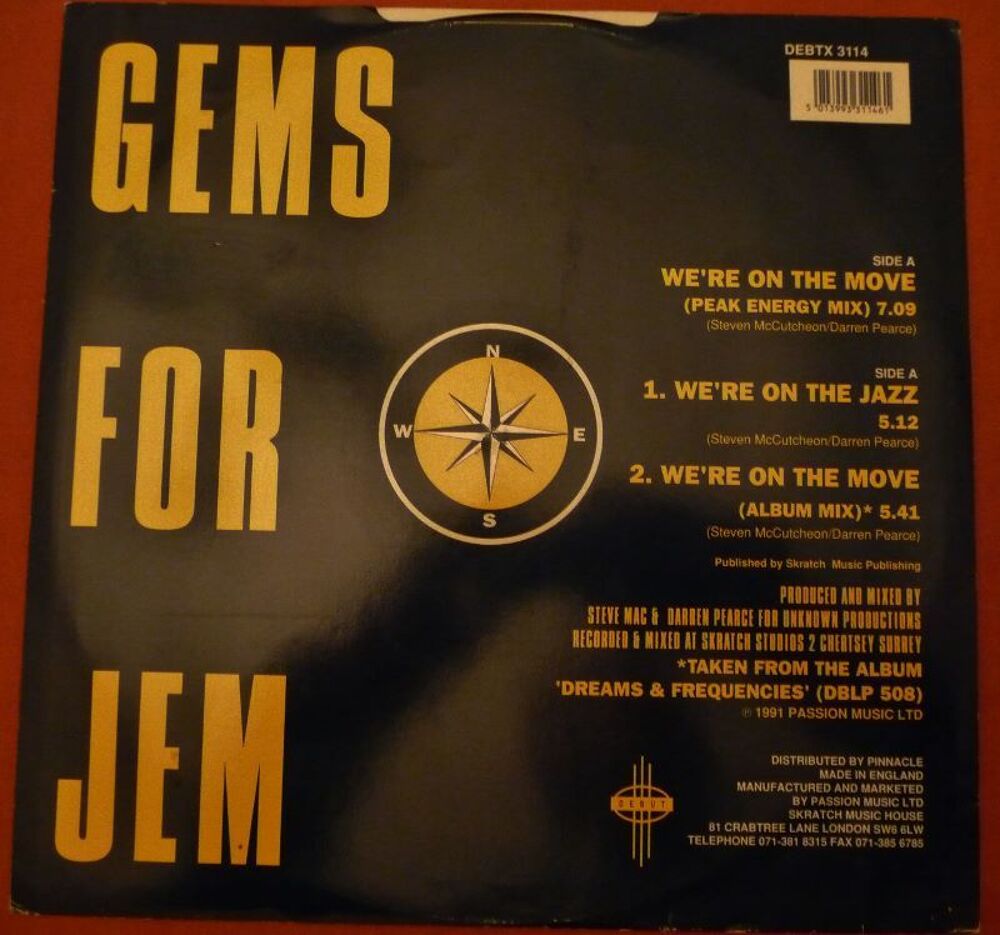 Vinyl GEMS for JEM CD et vinyles