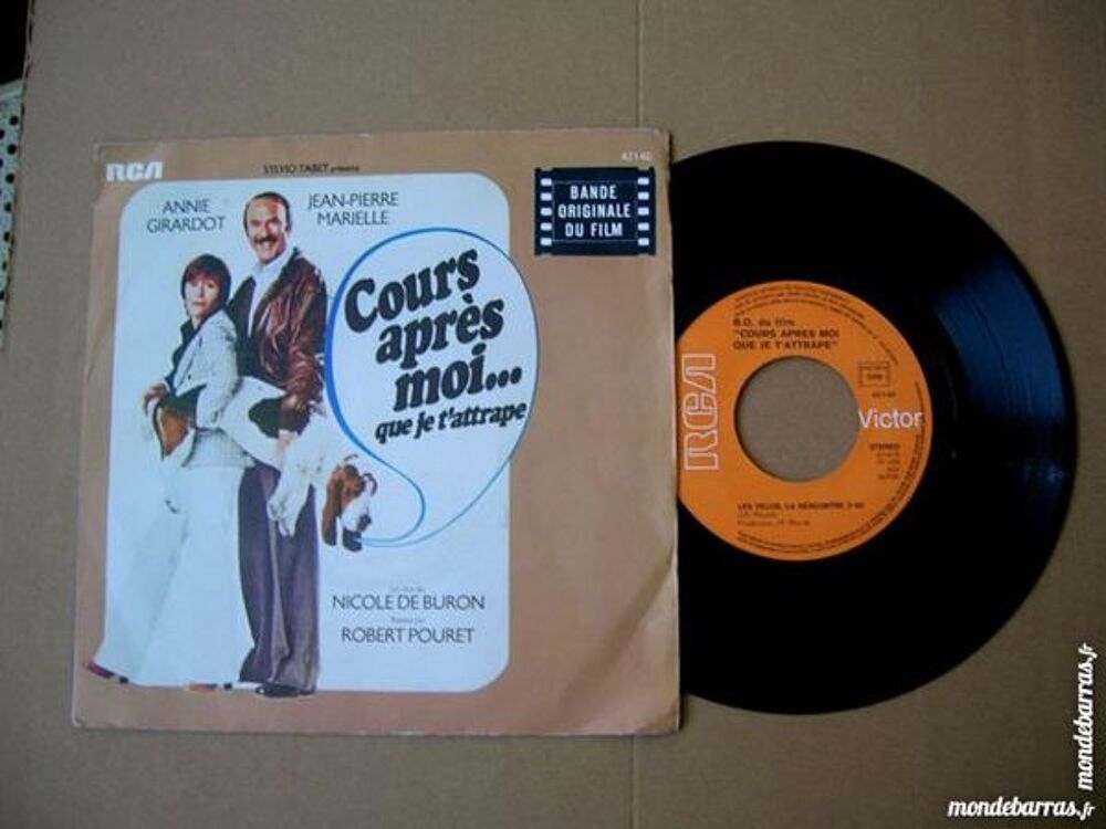 45 TOURS COURS APRES MOI ? QUE JE T'ATTRAPE -BOF CD et vinyles