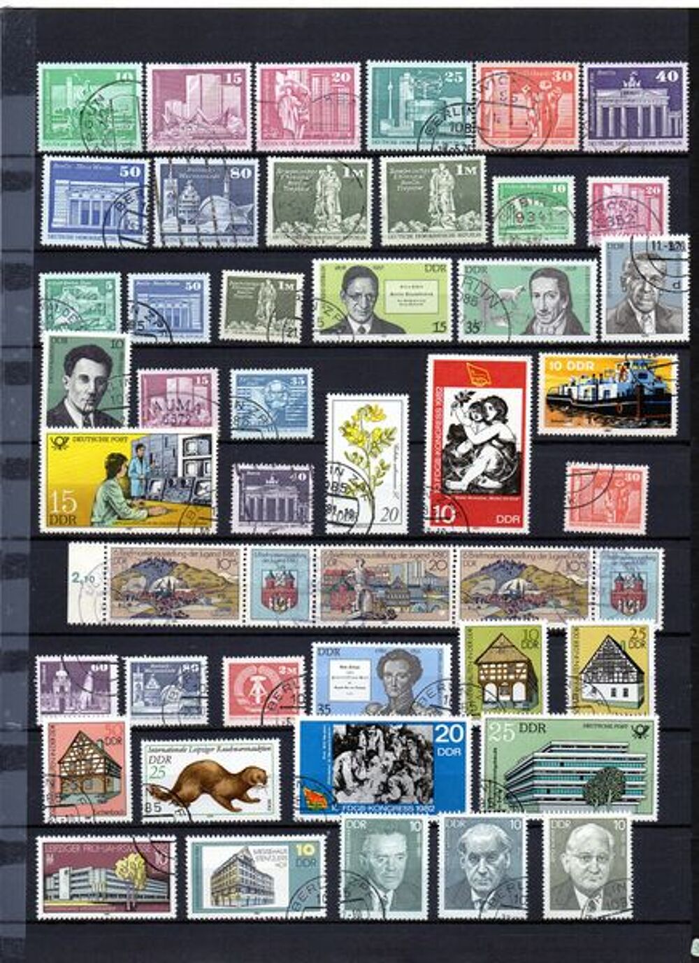 lot:1/ TIMBRES D'allemagne orientale 