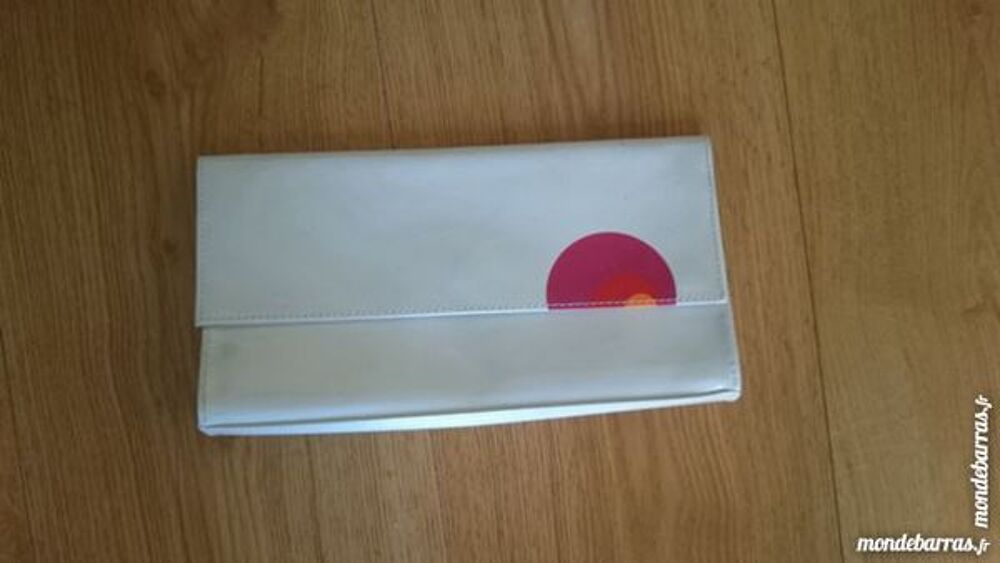 Pochette blanche pour femme Maroquinerie