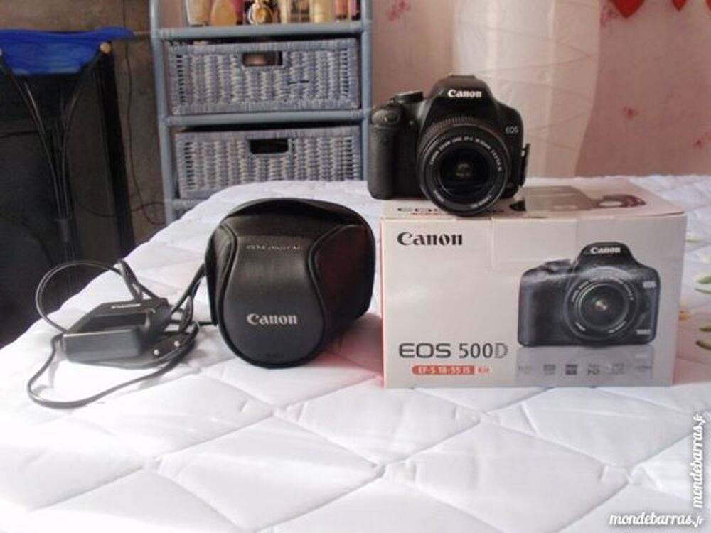 Appareil photoCANON EOS500D objectif EF-S 18-55 IS Photos/Video/TV