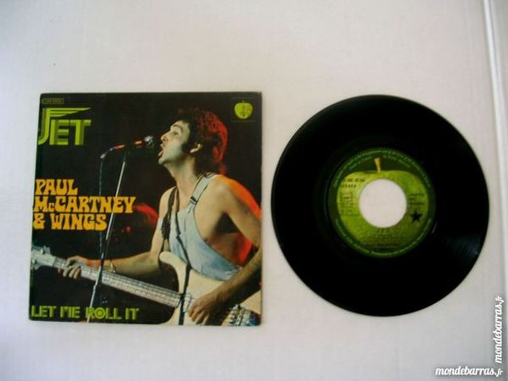 45 TOURS PAUL Mc CARTNEY &amp; WINGS Jet CD et vinyles