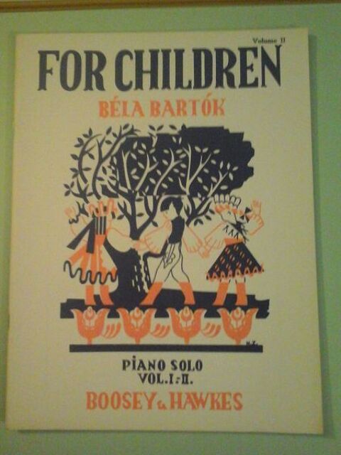 FOR CHILDREN VOL 2 POUR PIANO-BELA BARTOK 8 Albi (81)