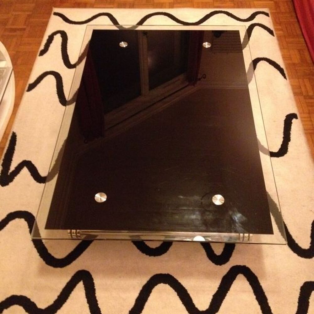 Table Basse ou Haute Verre Trempe Meubles