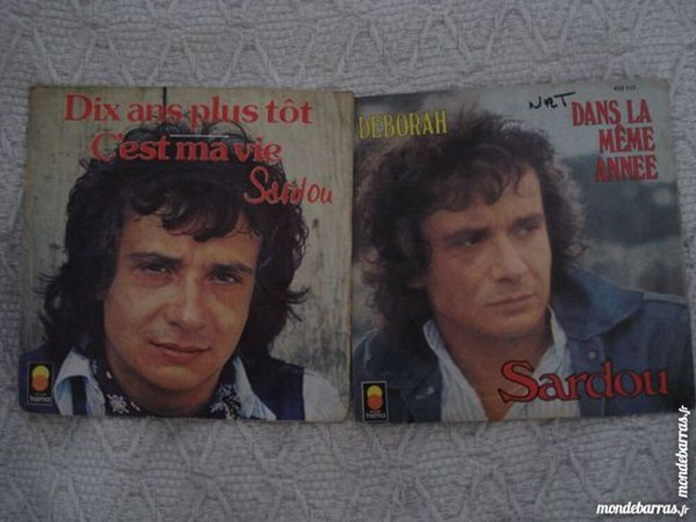 Vinyles 45 Ts Lagaf,Sardou,Cordy. CD et vinyles