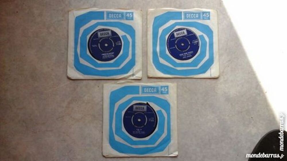 3 disques 45 tours Rolling Stones collector CD et vinyles