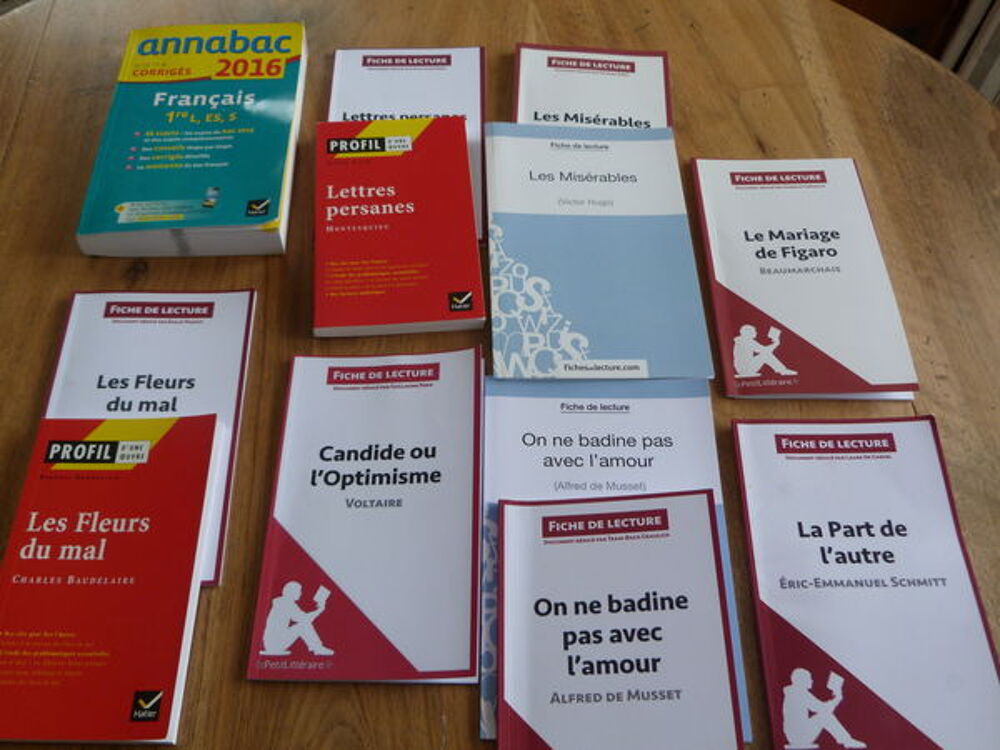 Livres pour BAC de fran&ccedil;ais et divers auteurs Livres et BD