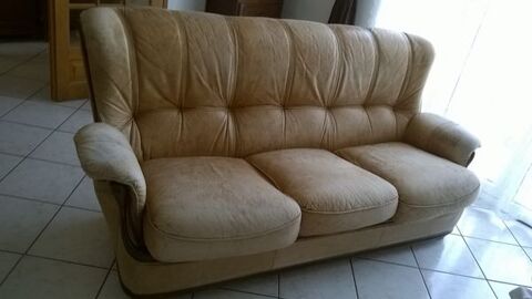 Canap en cuir marque Tousalon 60 Sainte-Genevive-des-Bois (91)