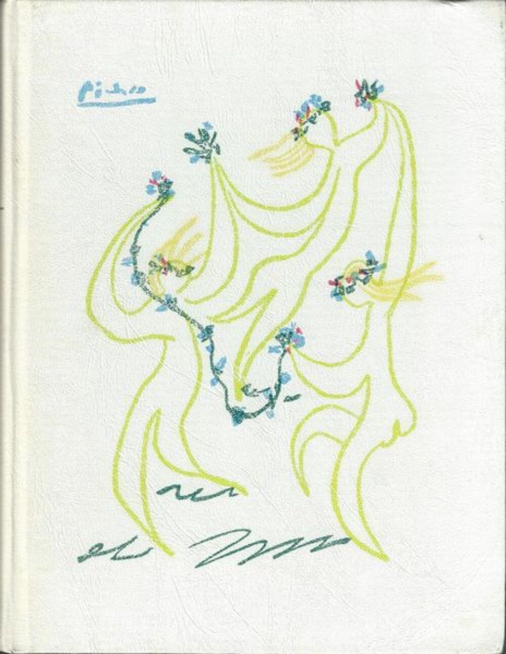 Marianne Clouzot : dessin original sur livre illustr&eacute; 