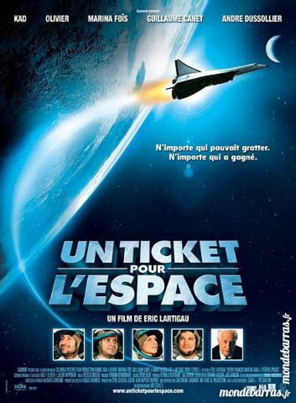 K7 vhs: Un Ticket pour l'espace (261) DVD et blu-ray