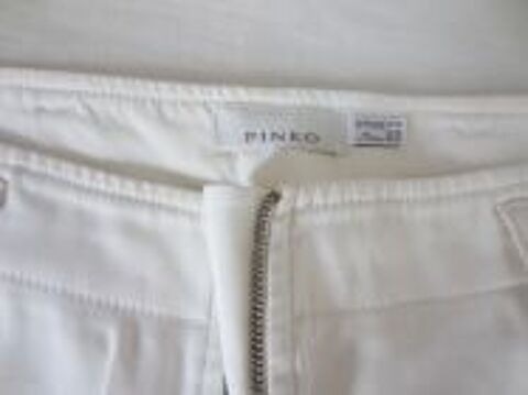 PANTALON BLANC SOYEUX MARQUE PINKO 20 Châteauneuf-Grasse (06)