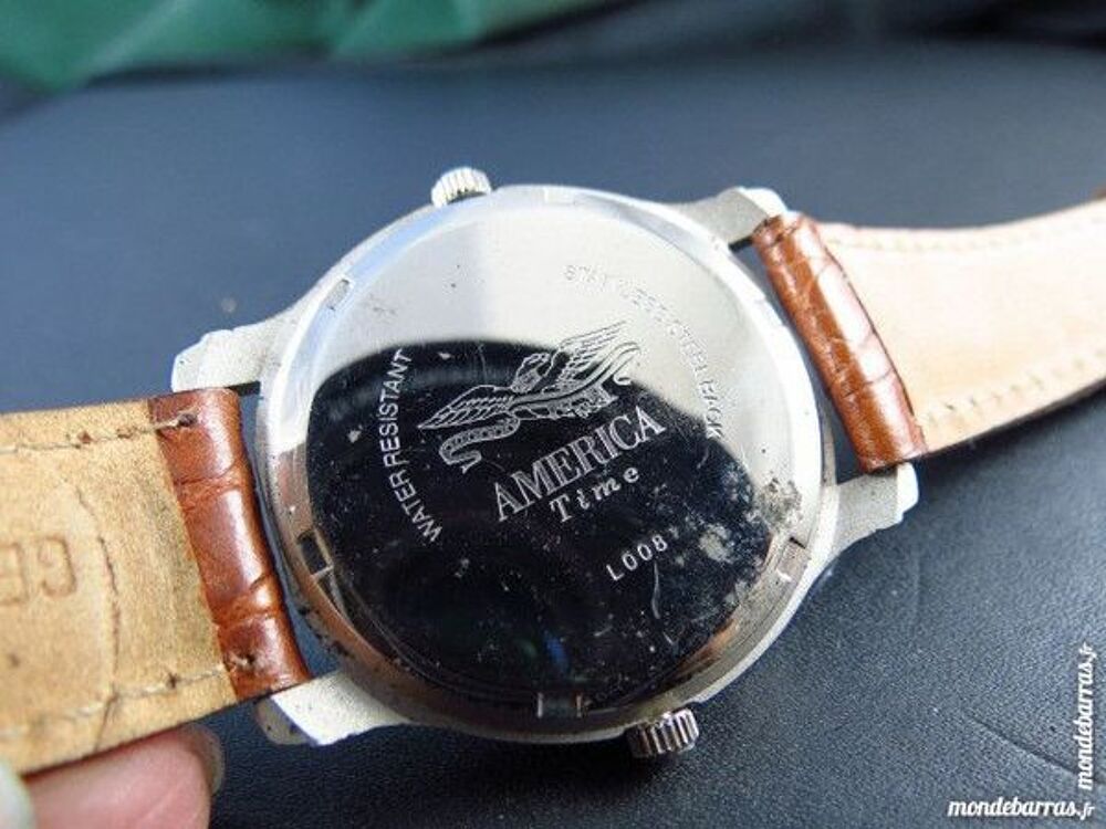 AMERICA TIME eagle double cadran montre homme DIV0 Bijoux et montres