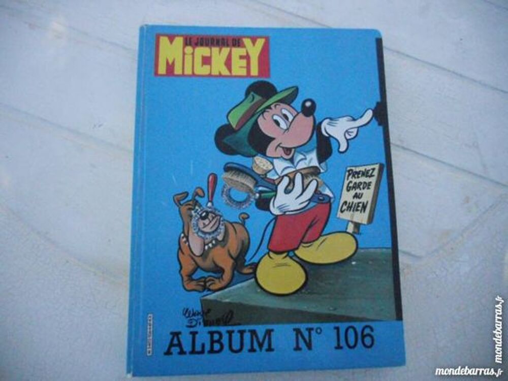MICKEY le journal album No 106 de 1984 Livres et BD