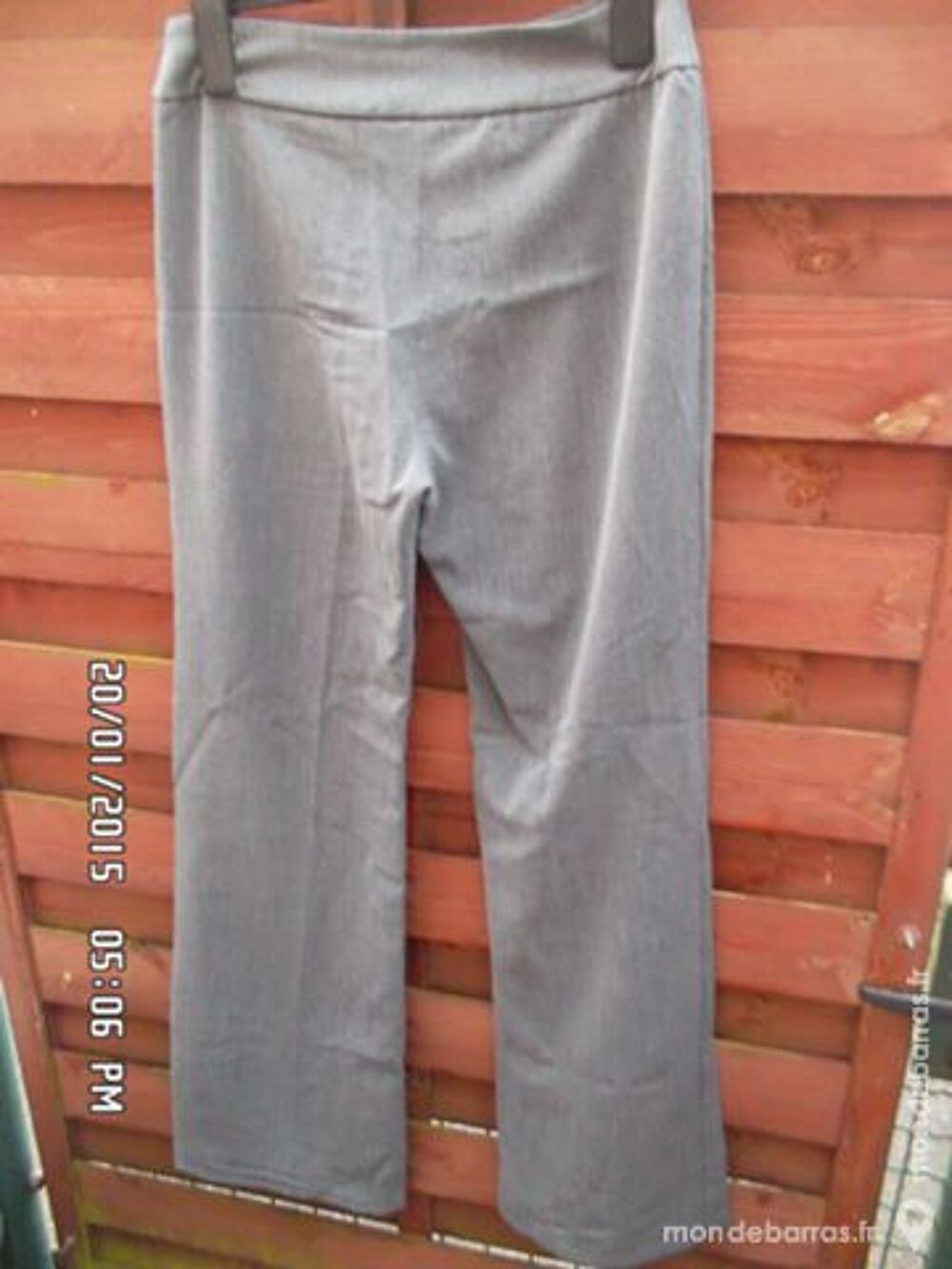 pantalon gris t.36/38 kiki60230 Vêtements
