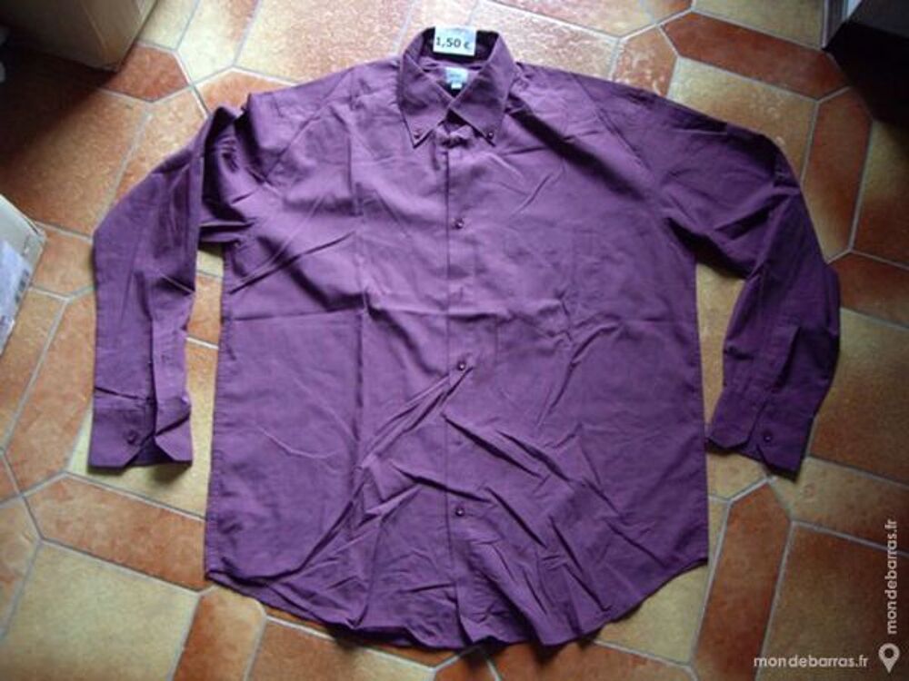 CHEMISES MANCHES LONGUES T39/40 ou T.3 Vêtements