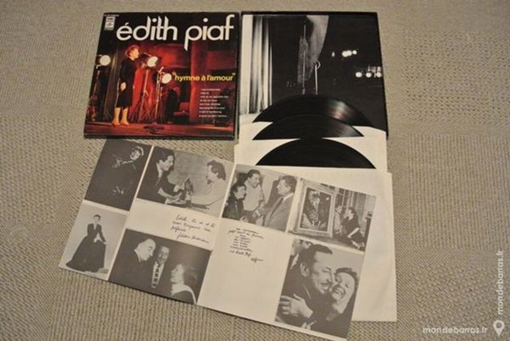Edith Piaf - Coffret Hymne &agrave; l'amour CD et vinyles