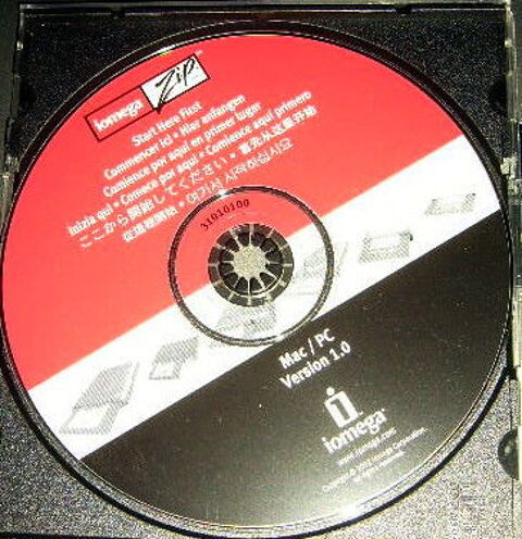 cd d'installation lecteur iomega ZIP 5 Versailles (78)