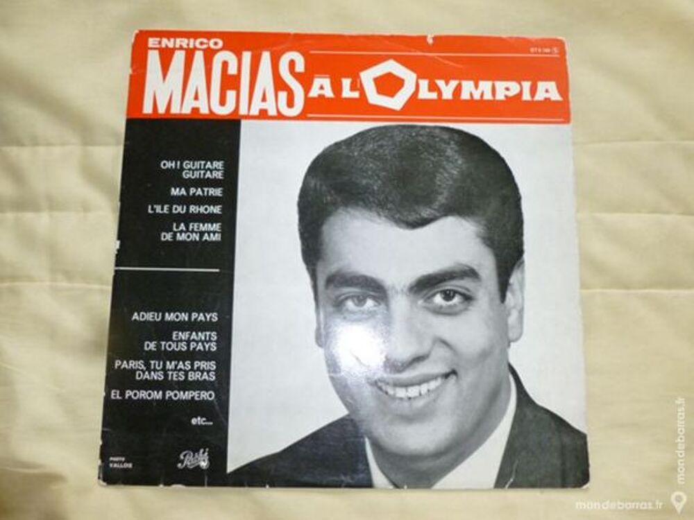 ENRICO MACIAS, vinyle, 33 tours CD et vinyles