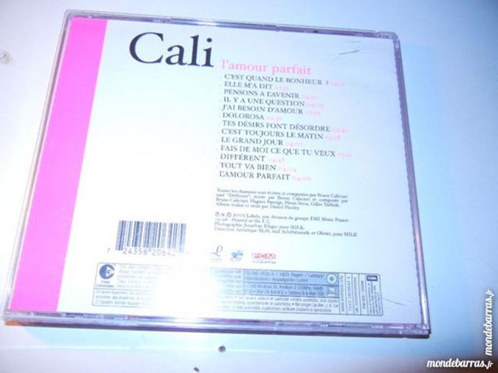 Cali l'amour parfait CD et vinyles