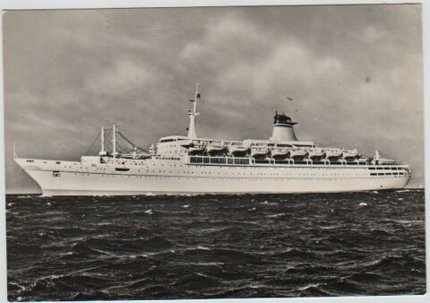 Carte Postale Ancienne Paquebot  Le Marconi  2 Mze (34)