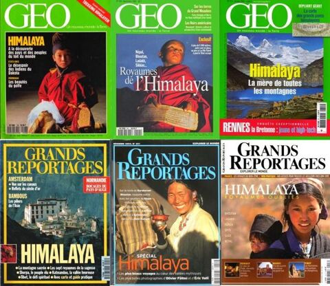 voici 6 revues sur L'HIMALAYA / les-livres-de-jac 17 Lille (59)