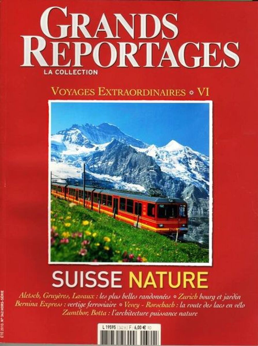 LA SUISSE - g&eacute;o - ZURICH / prixportcompris Livres et BD