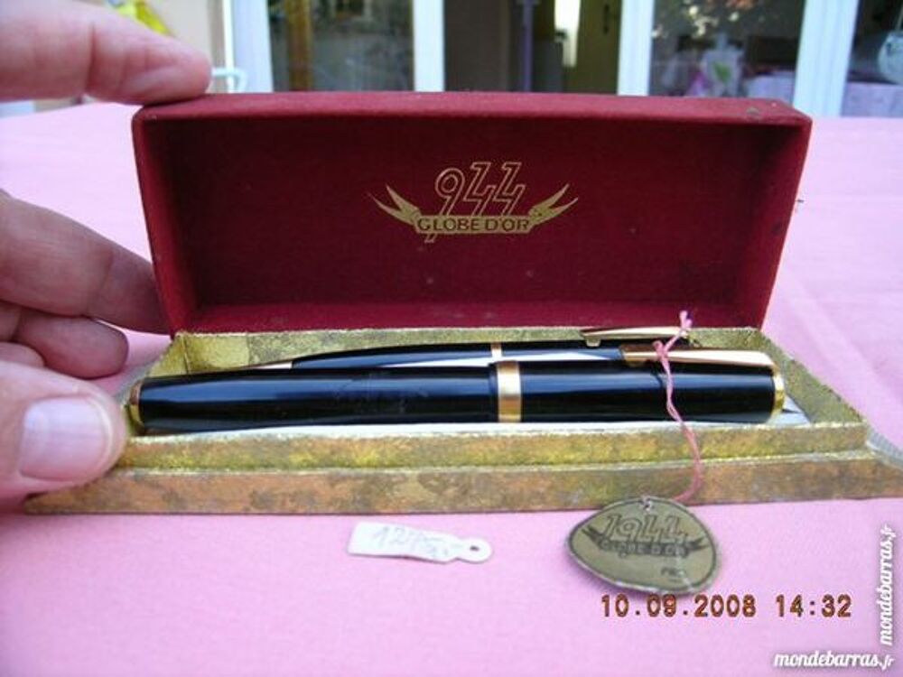 GLOBE D'OR 1944 PARURE RARE STYLOS ANCIENS PAR0001 Bijoux et montres