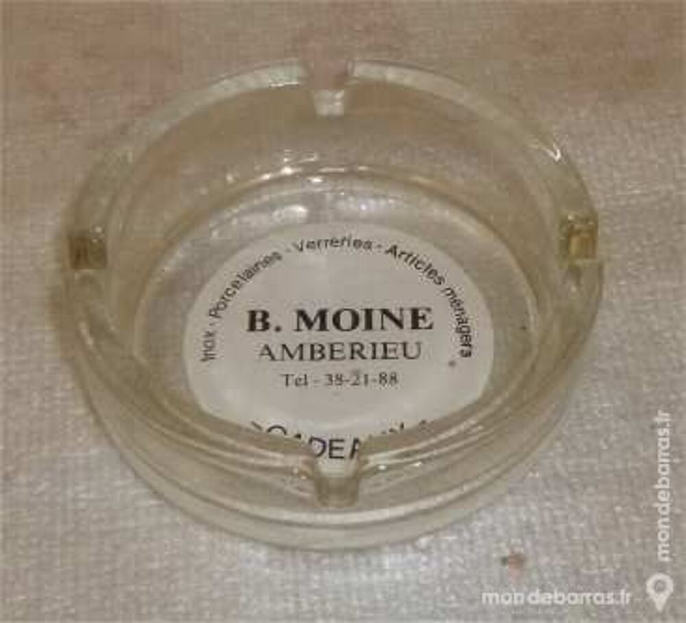 Cendrier pub marque Moine 