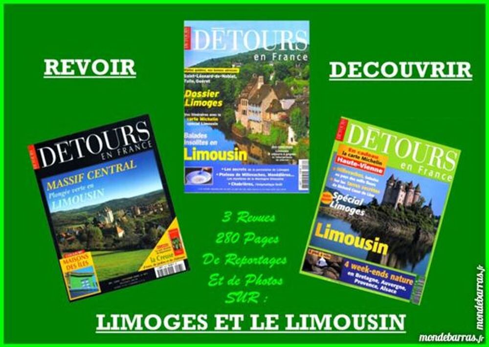 LIMOGES ET LE LIMOUSIN / prixportcompris Livres et BD