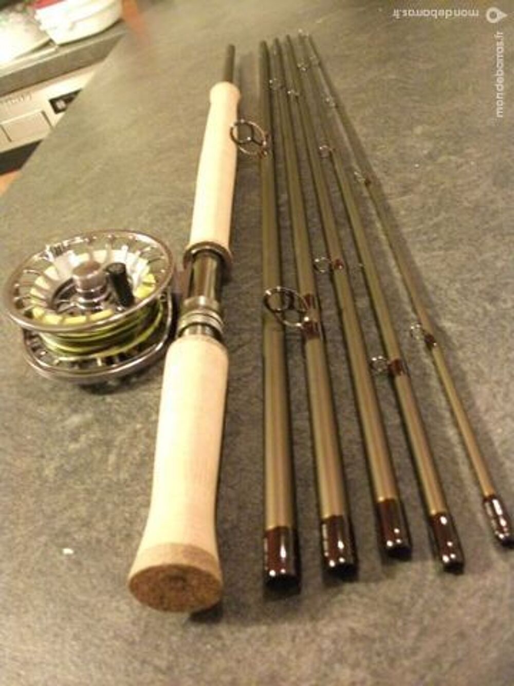 CANNE A MOUCHE SAUMON 13'8 &laquo;p&ecirc;che passion 56&raquo; Sports
