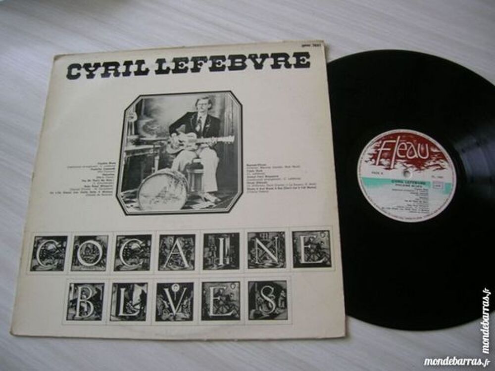 33 TOURS CYRIL LEFEBVRE Coca&iuml;ne blues CD et vinyles