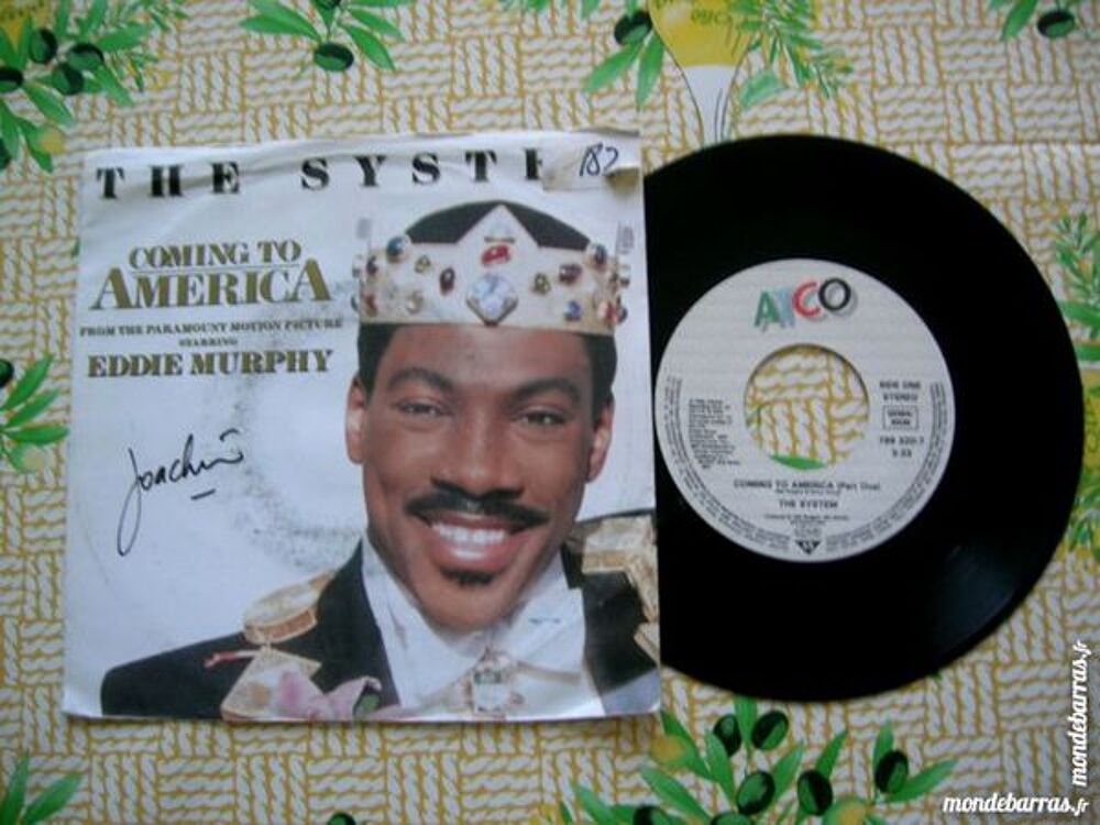 45 TOURS COMING TO AMERICA The System BOF CD et vinyles
