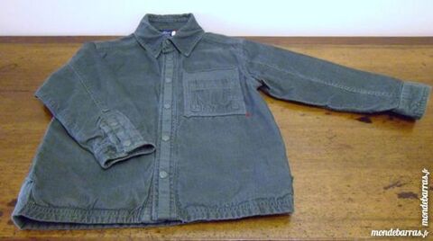 Surchemise verte en velours Sergent Major 5 ans 6 Reims (51)