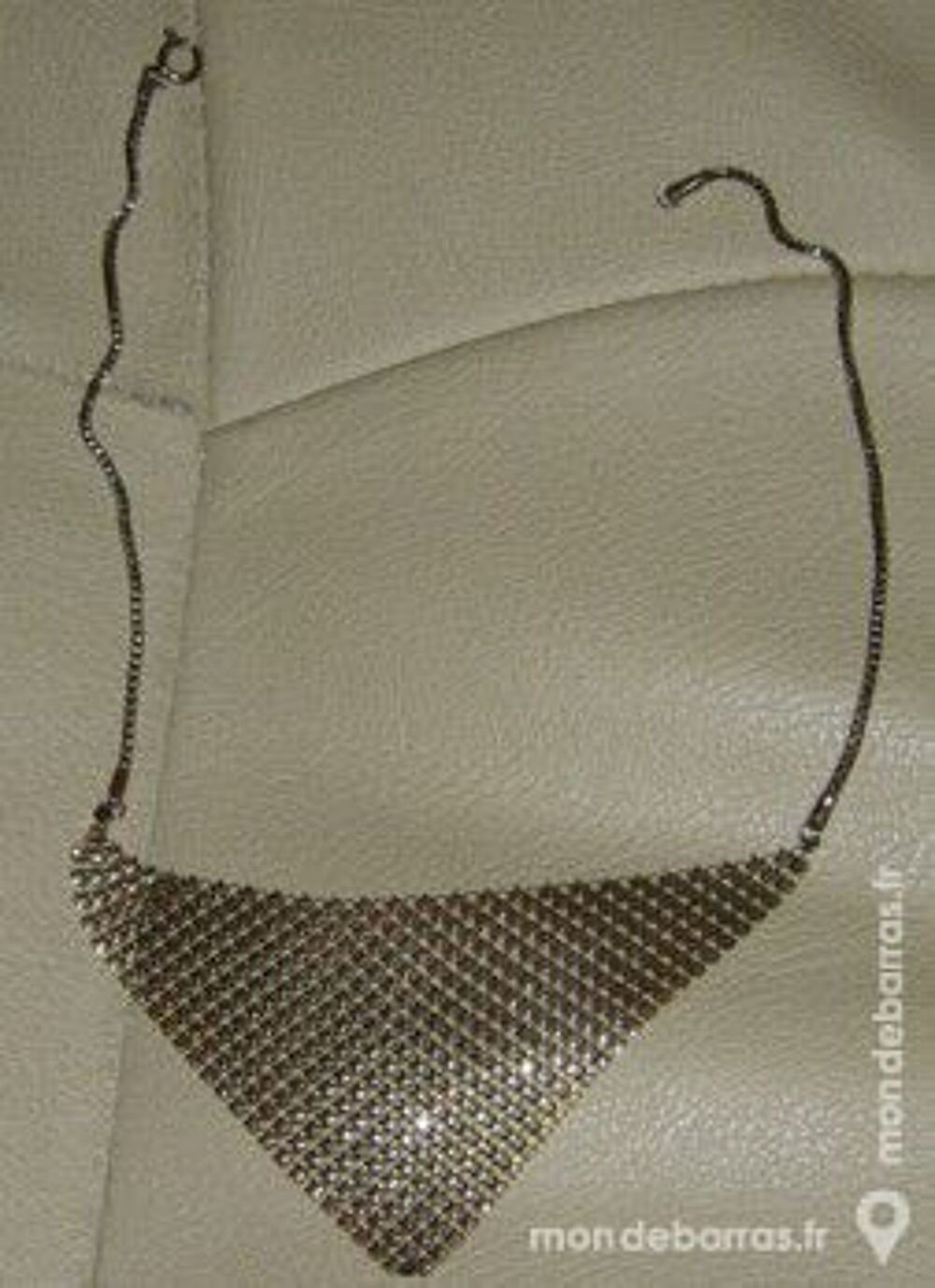 collier m&eacute;tal argent&eacute; pour femme Bijoux et montres