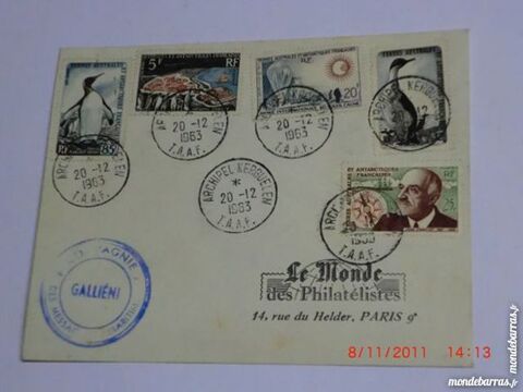 enveloppe des Terres Australes  1963  pa29 90 Gr�zieu-la-Varenne (69)