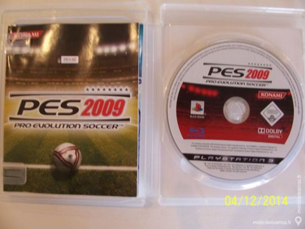 JEU DE PLAYSTATION 3 PES 2009 3 ANS ET ++++ Consoles et jeux vidos