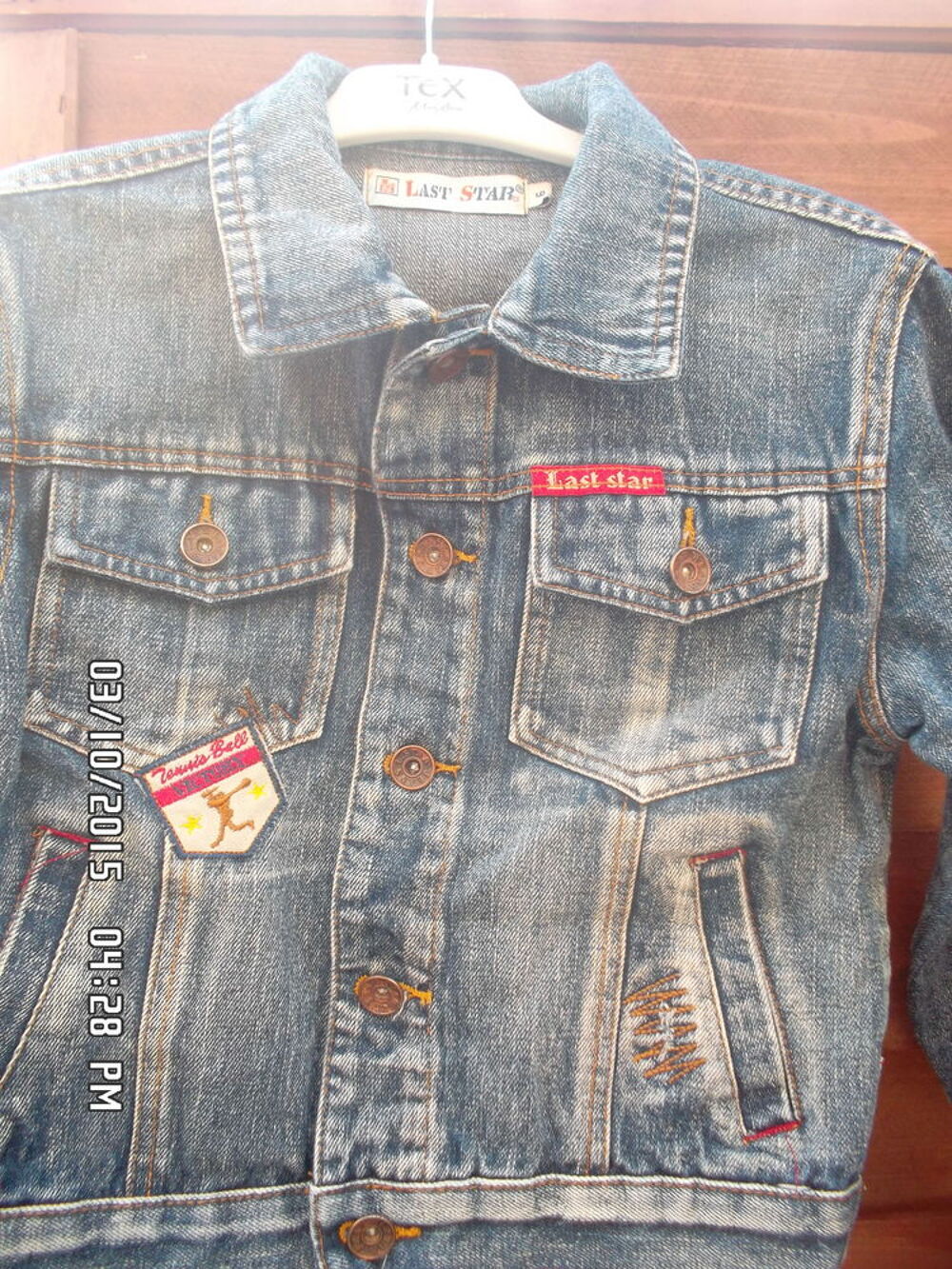 VESTE EN JEAN*JUSTE 2E*KIKI60230 Vêtements enfants