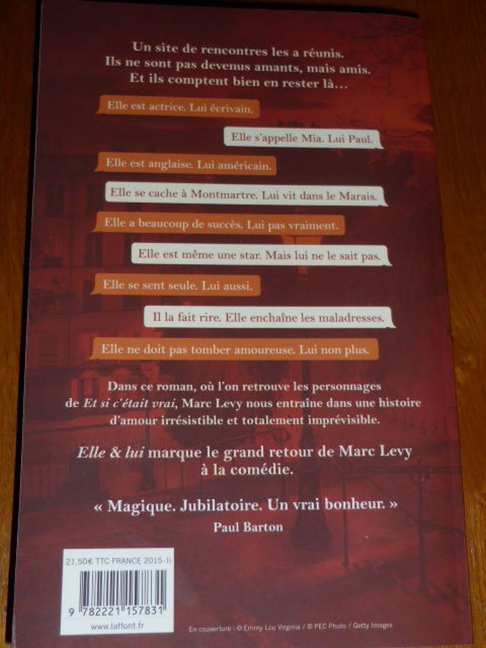Elle &amp; Lui Marc Levy Livres et BD