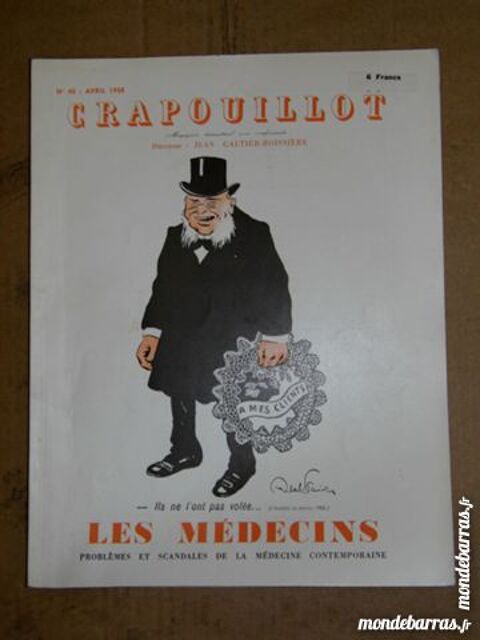 LE CRAPOUILLOT LES MEDECINS revue ancienne 10 Dunkerque (59)