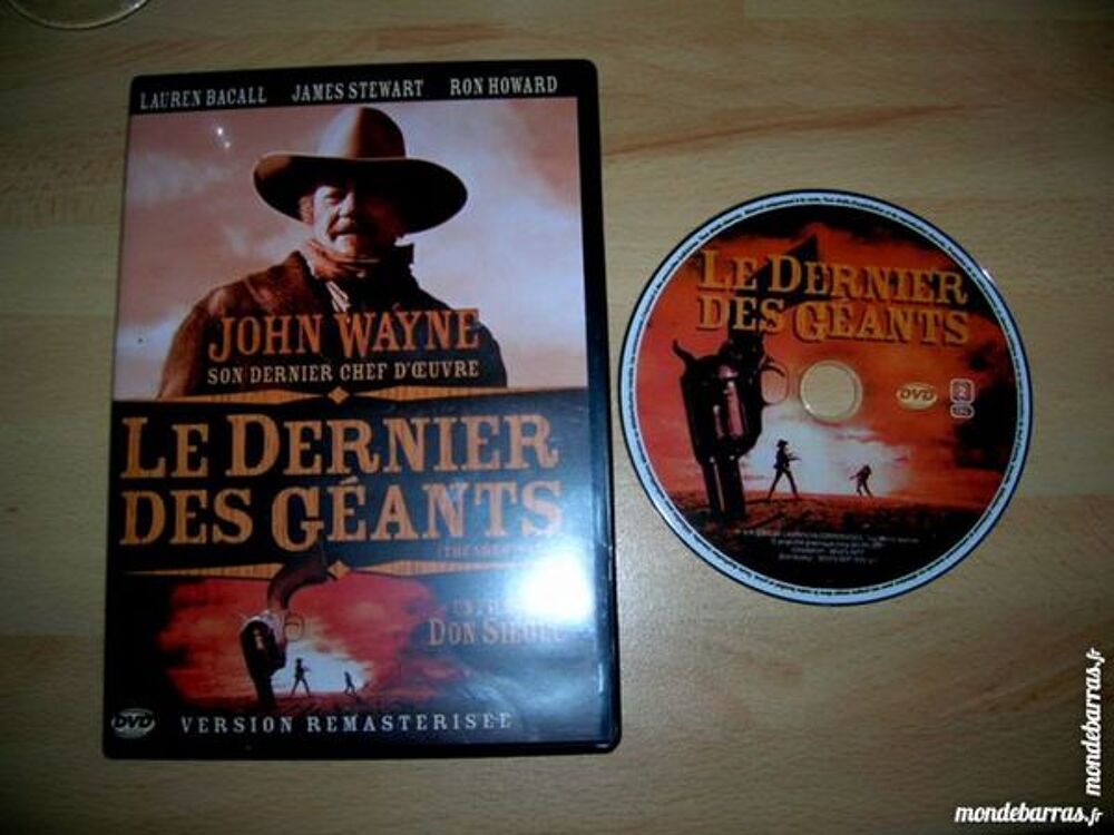DVD LE DERNIER DES GEANTS- John Wayne - WESTERN DVD et blu-ray