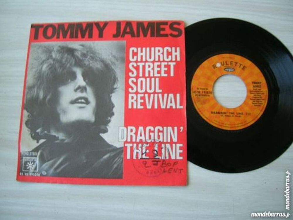 45 TOURS TOMMY JAMES Church street soul revival CD et vinyles